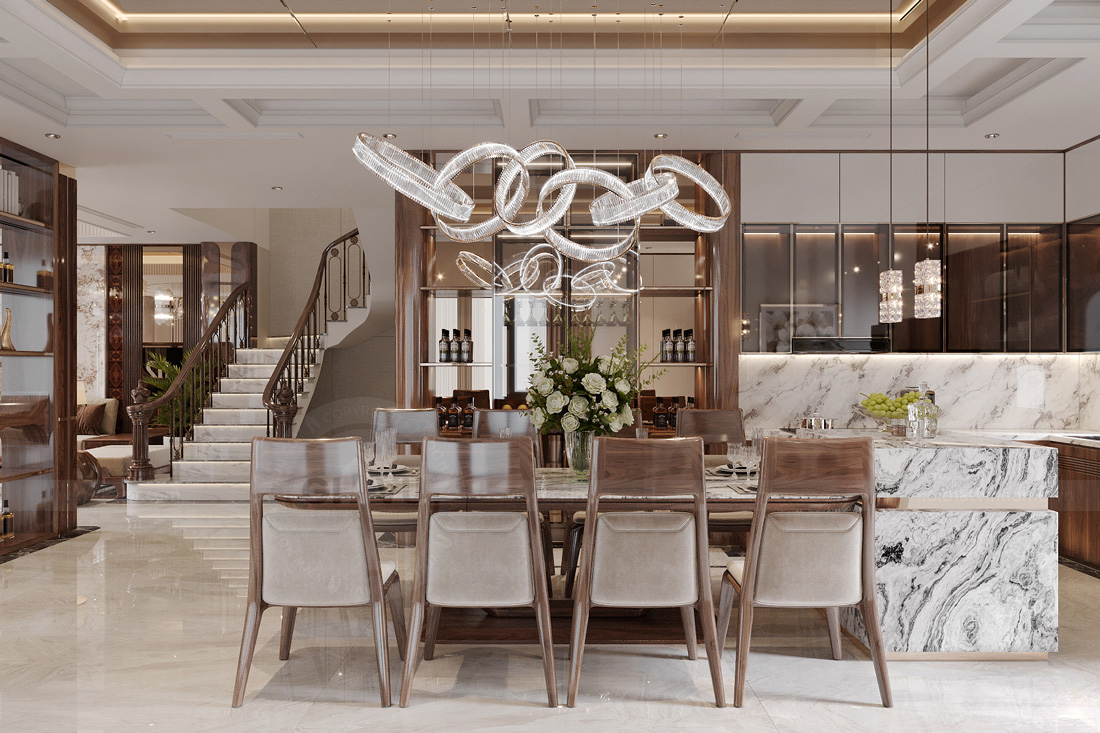 Thiết kế thi công biệt thự Hải Phòng - Nhà anh Khang 8