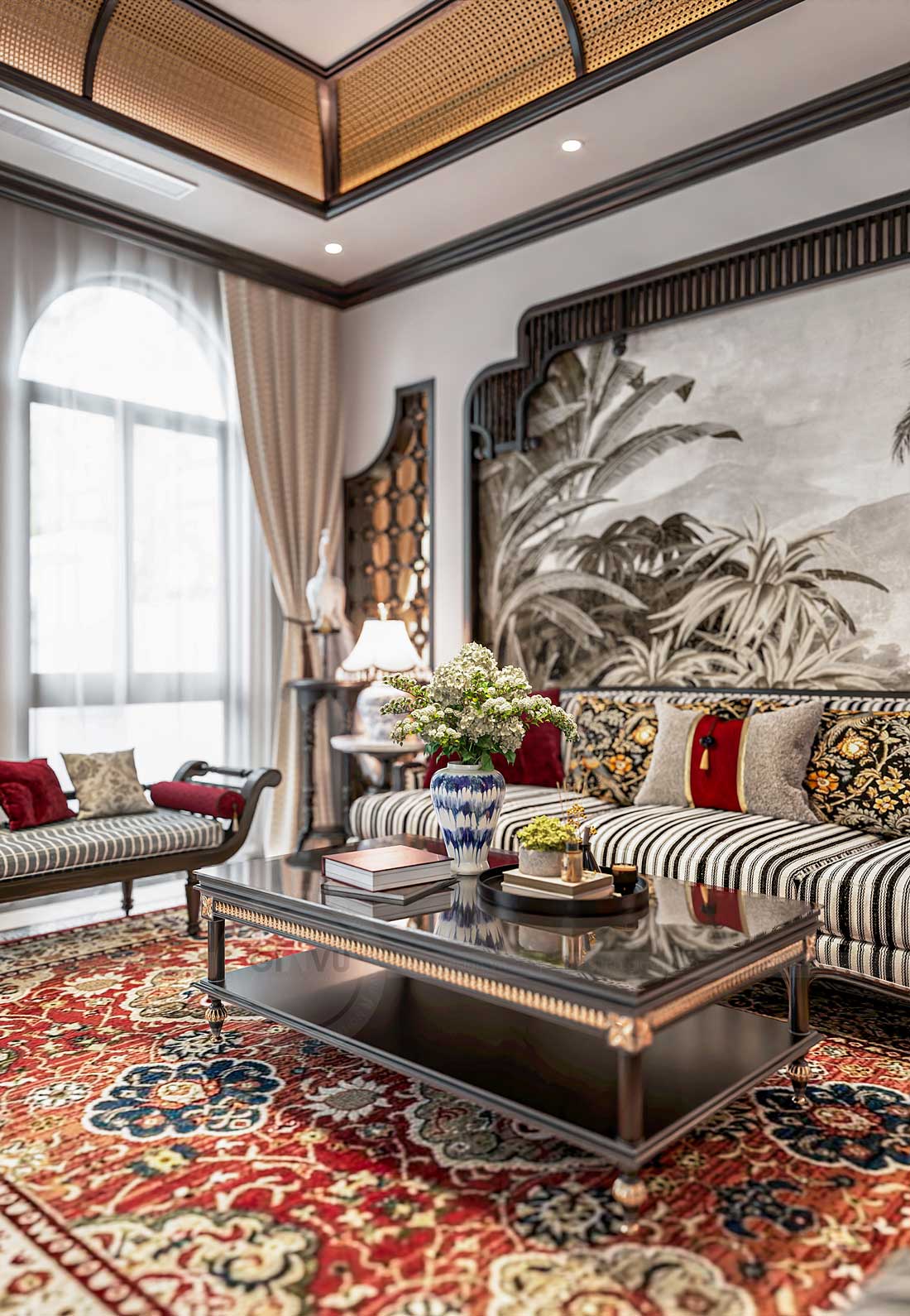 thiết kế thi công biệt thự Vinhomes Vũ Yên nhà anh Trung 8