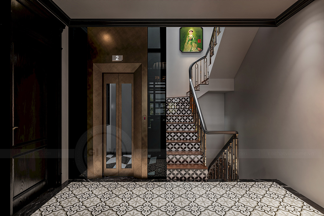 thiết kế thi công biệt thự Vinhomes Vũ Yên nhà anh Trung 26