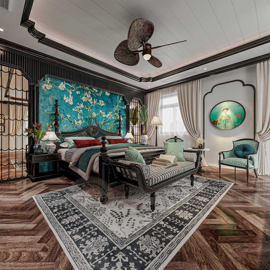 thiết kế thi công biệt thự Vinhomes Vũ Yên nhà anh Trung 28