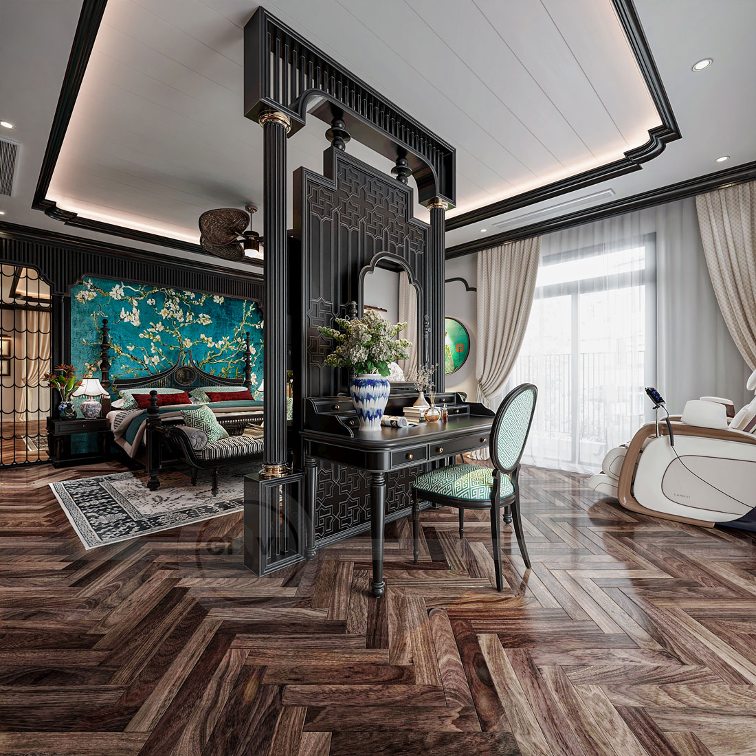 thiết kế thi công biệt thự Vinhomes Vũ Yên nhà anh Trung 31