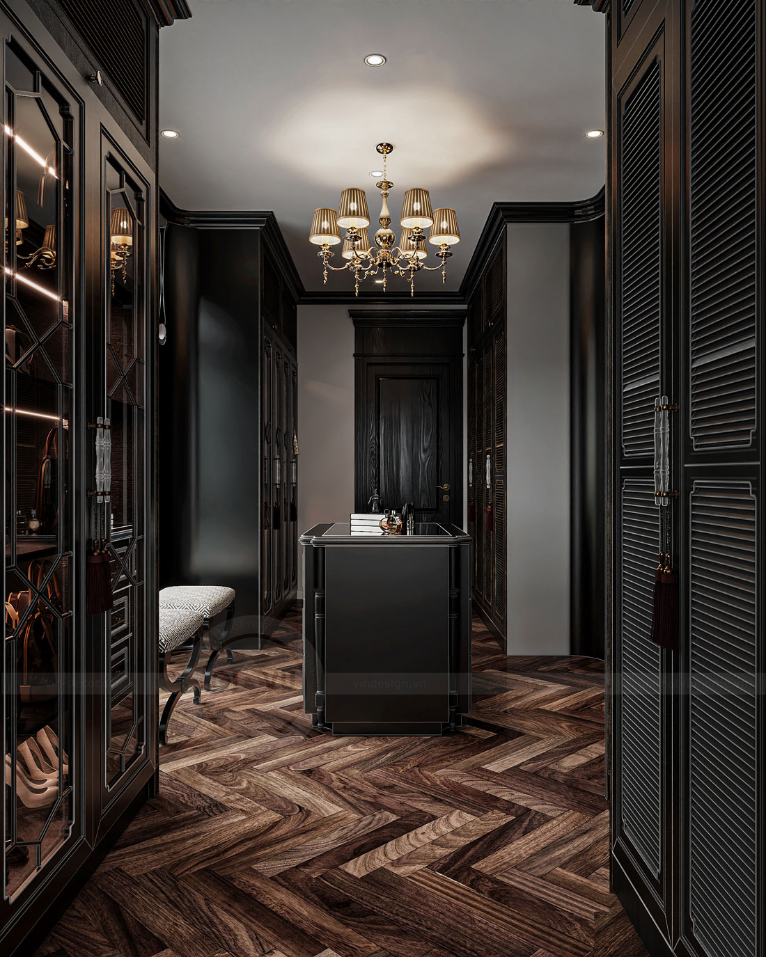 thiết kế thi công biệt thự Vinhomes Vũ Yên nhà anh Trung 34