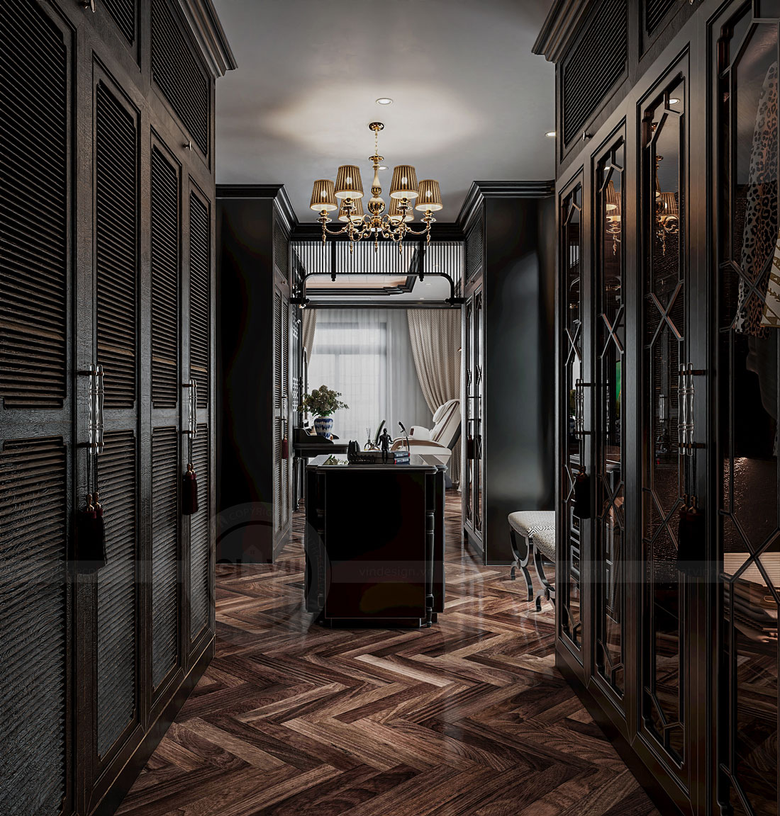 thiết kế thi công biệt thự Vinhomes Vũ Yên nhà anh Trung 35