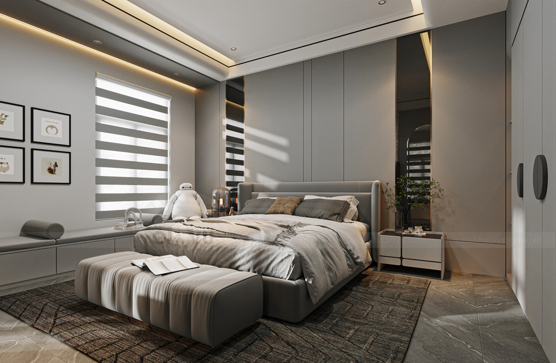 thiết kế thi công biệt thự Vinhomes Vũ Yên nhà anh Trung 45