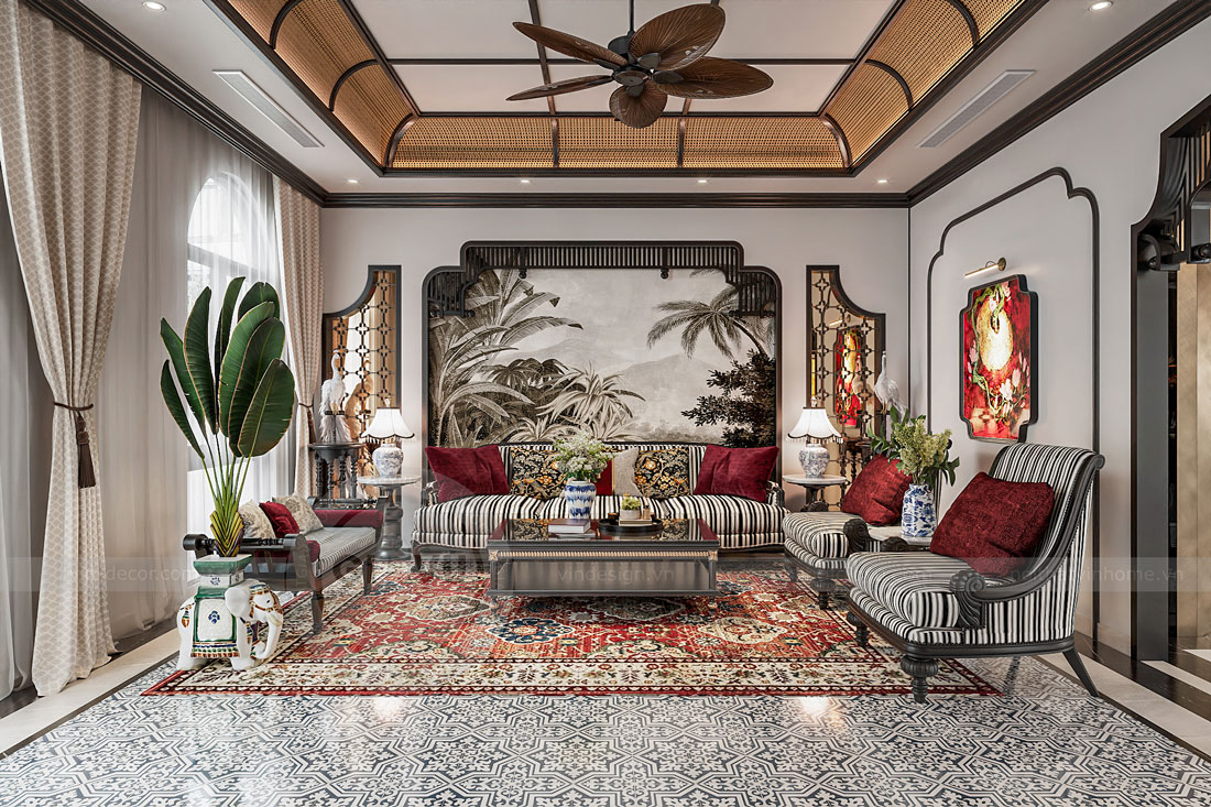 thiết kế thi công biệt thự Vinhomes Vũ Yên nhà anh Trung 5