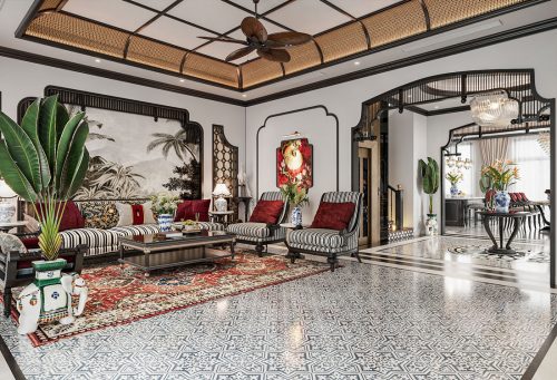 Thiết kế thi công biệt thự Vinhomes Vũ Yên – Nhà Anh Trung