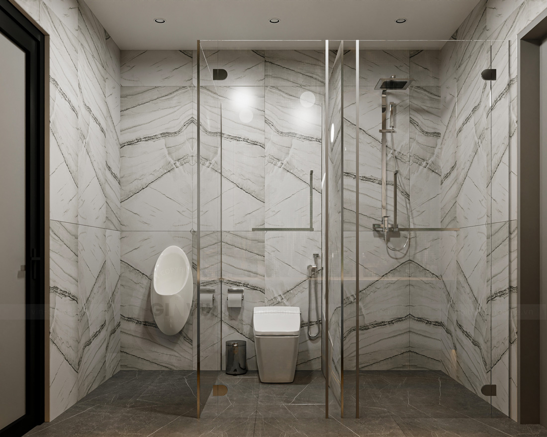 thiết kế thi công biệt thự Vinhomes Vũ Yên nhà anh Trung 52