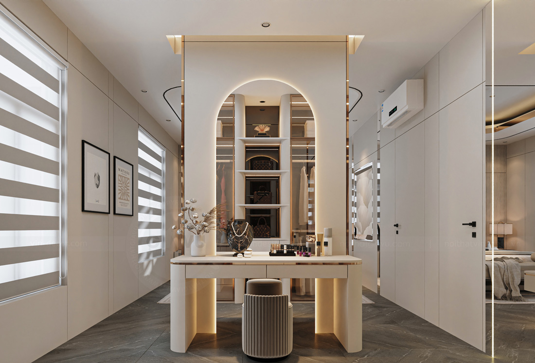 thiết kế thi công biệt thự Vinhomes Vũ Yên nhà anh Trung 56