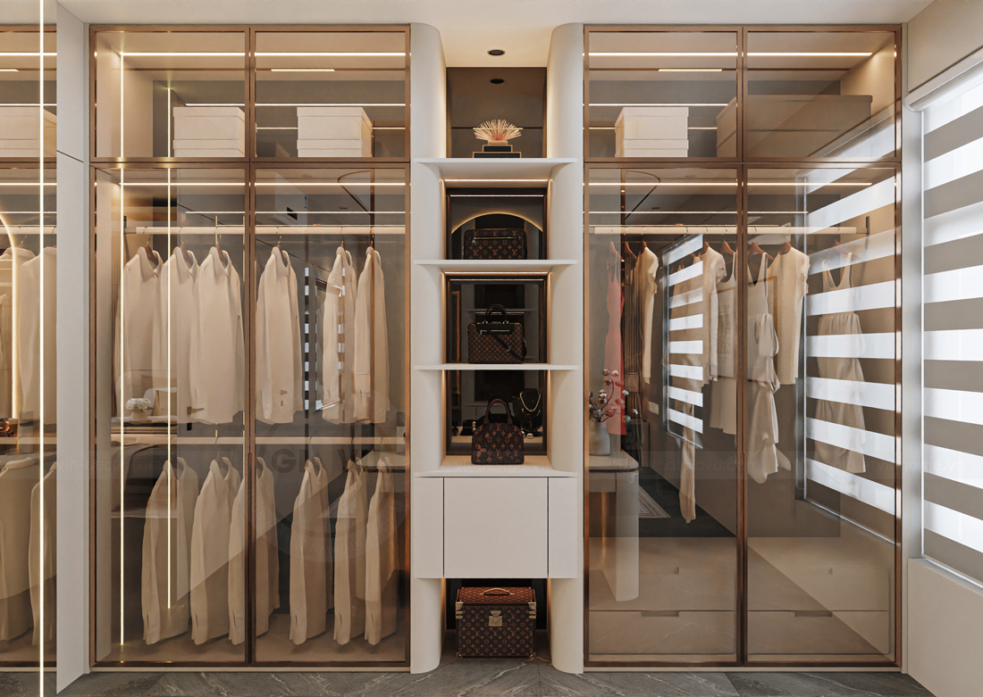 thiết kế thi công biệt thự Vinhomes Vũ Yên nhà anh Trung 58