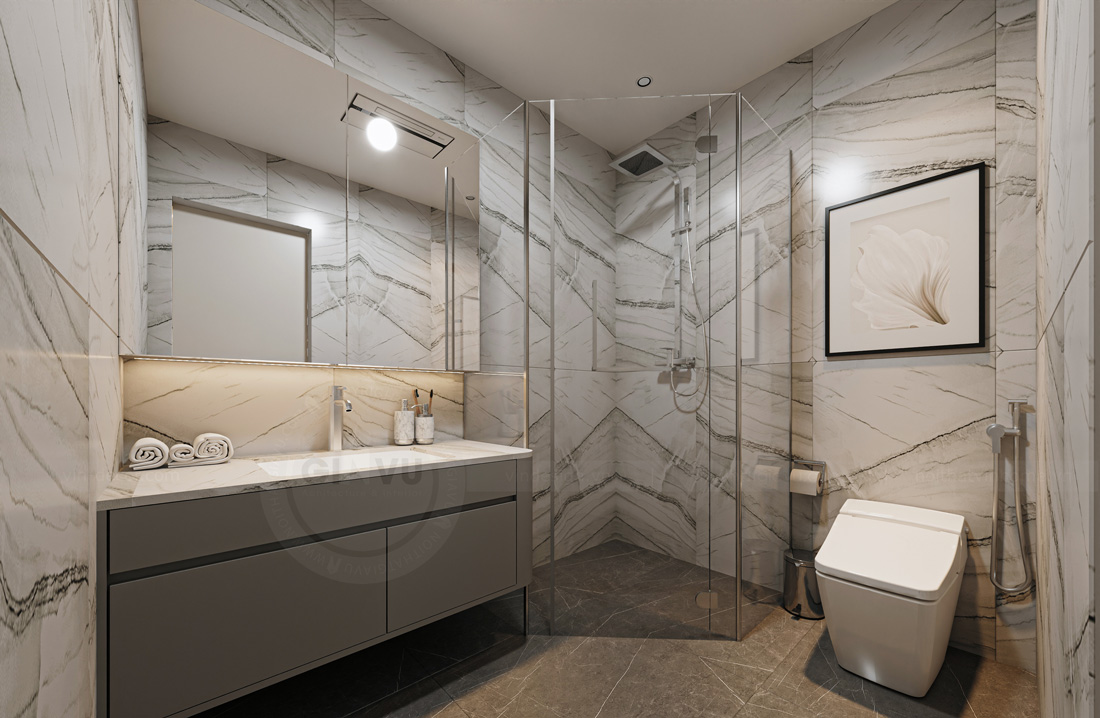 thiết kế thi công biệt thự Vinhomes Vũ Yên nhà anh Trung 59