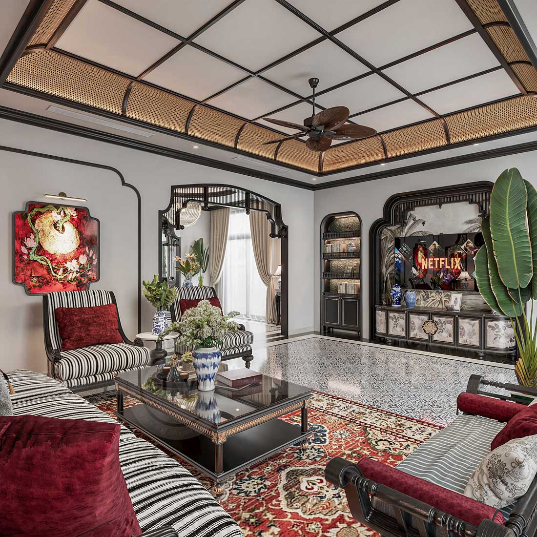 thiết kế thi công biệt thự Vinhomes Vũ Yên nhà anh Trung 6