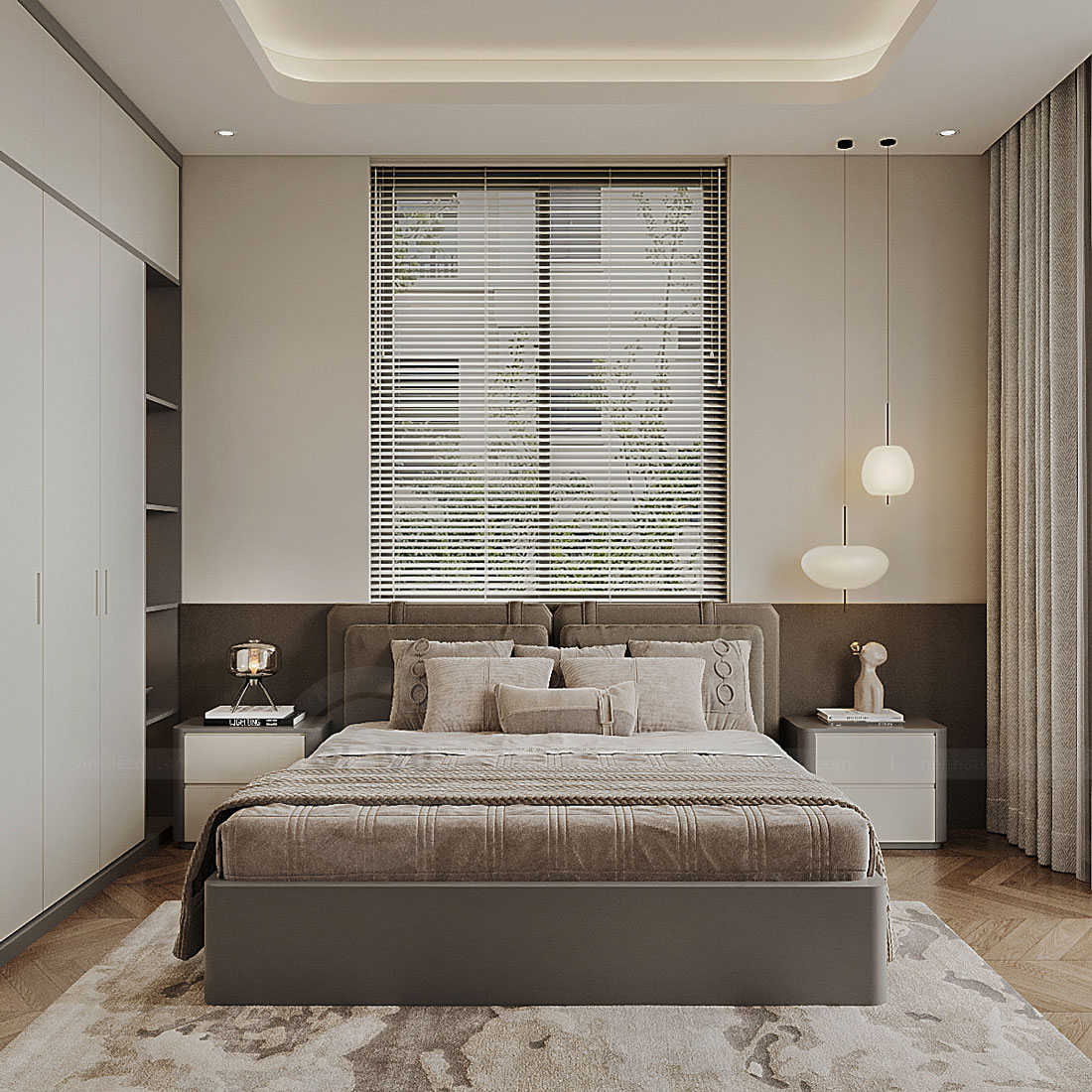 thiết kế thi công biệt thự Vinhomes Vũ Yên nhà anh Trung 63