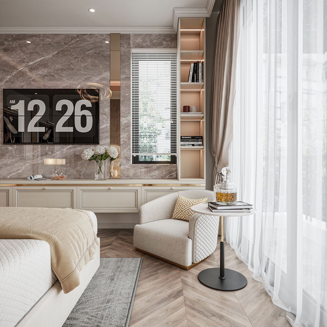 thi công hoàn thiện biệt thự tứ lập Vinhomes Ocean Park 2 16