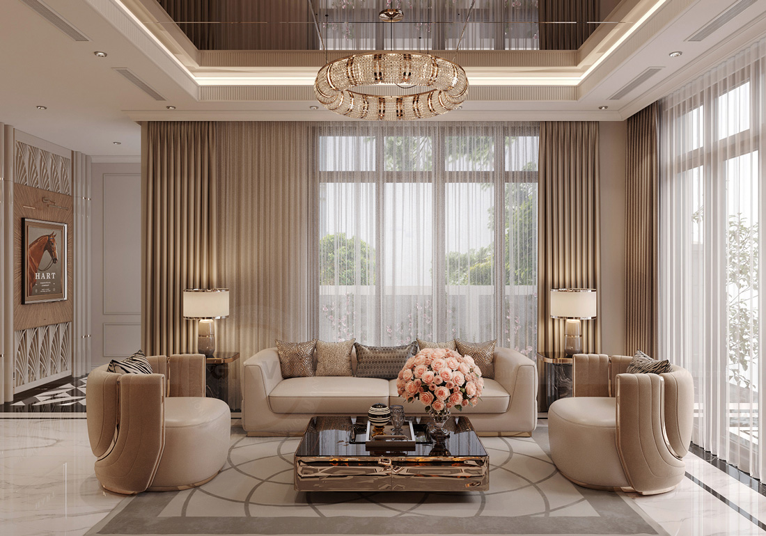 thi công hoàn thiện biệt thự tứ lập Vinhomes Ocean Park 2 2