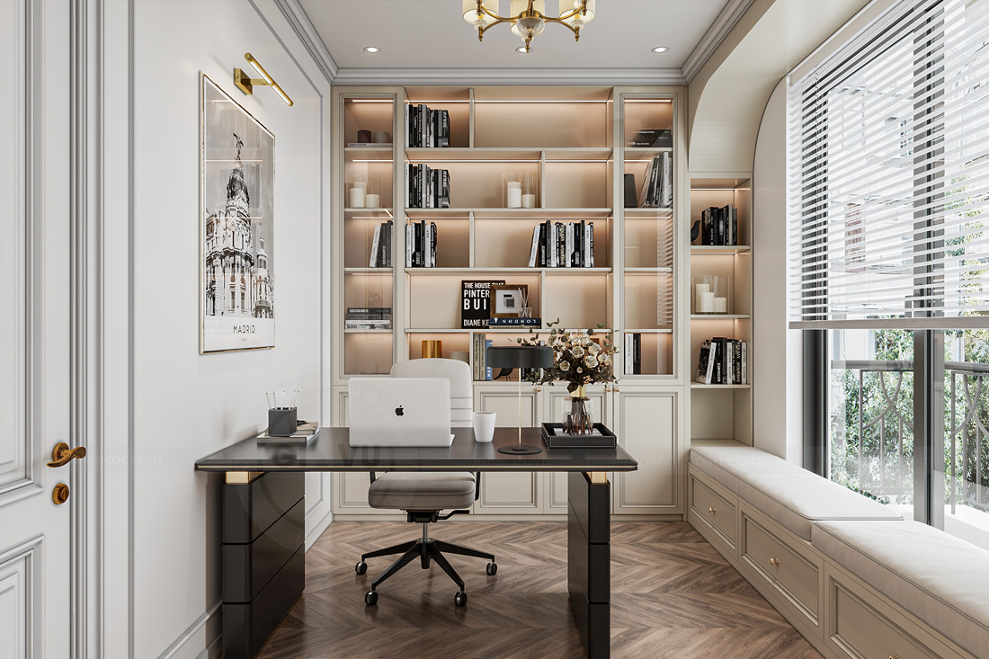 thi công hoàn thiện biệt thự tứ lập Vinhomes Ocean Park 2 23