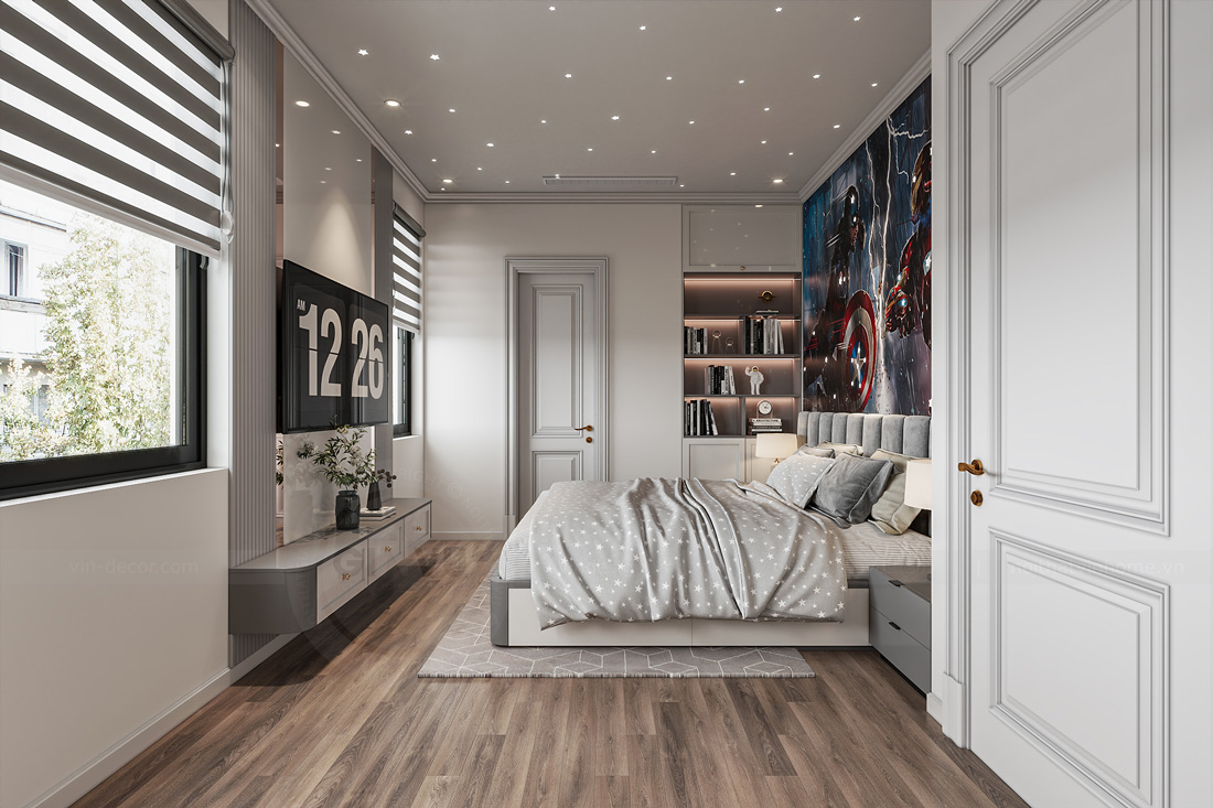 thi công hoàn thiện biệt thự tứ lập Vinhomes Ocean Park 2 29