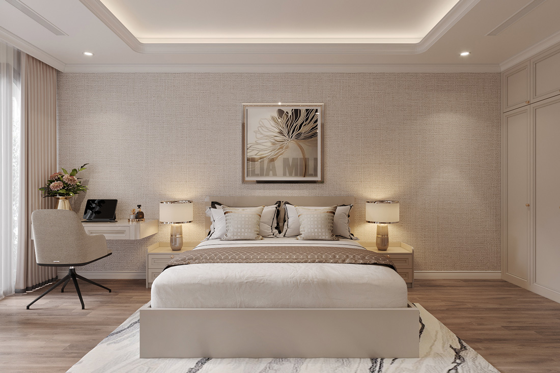 thi công hoàn thiện biệt thự tứ lập Vinhomes Ocean Park 2 43