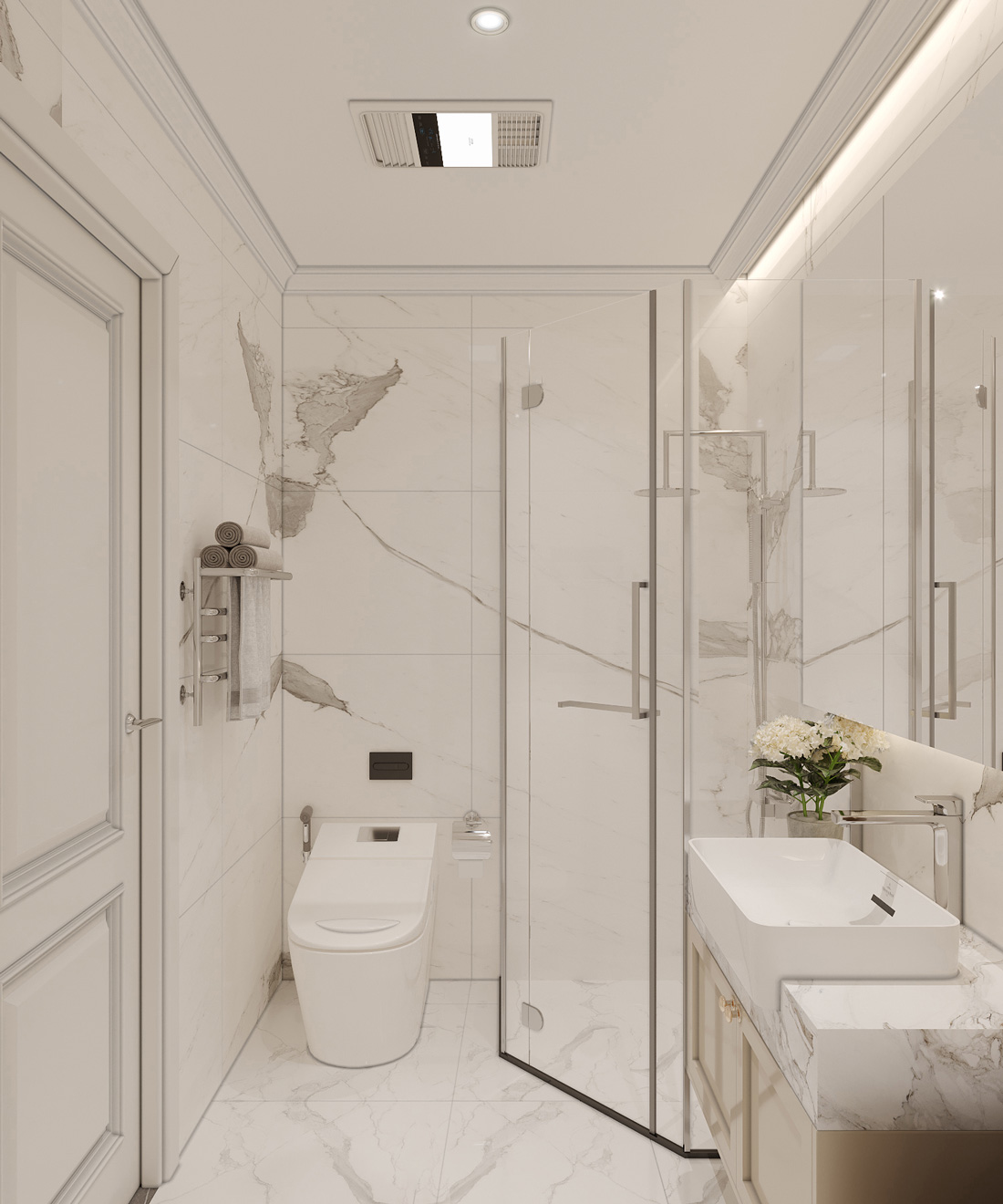 thi công hoàn thiện biệt thự tứ lập Vinhomes Ocean Park 2 47