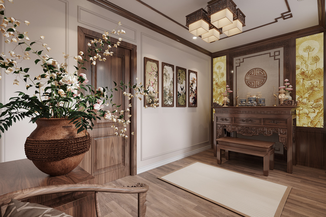 thi công hoàn thiện biệt thự tứ lập Vinhomes Ocean Park 2 48