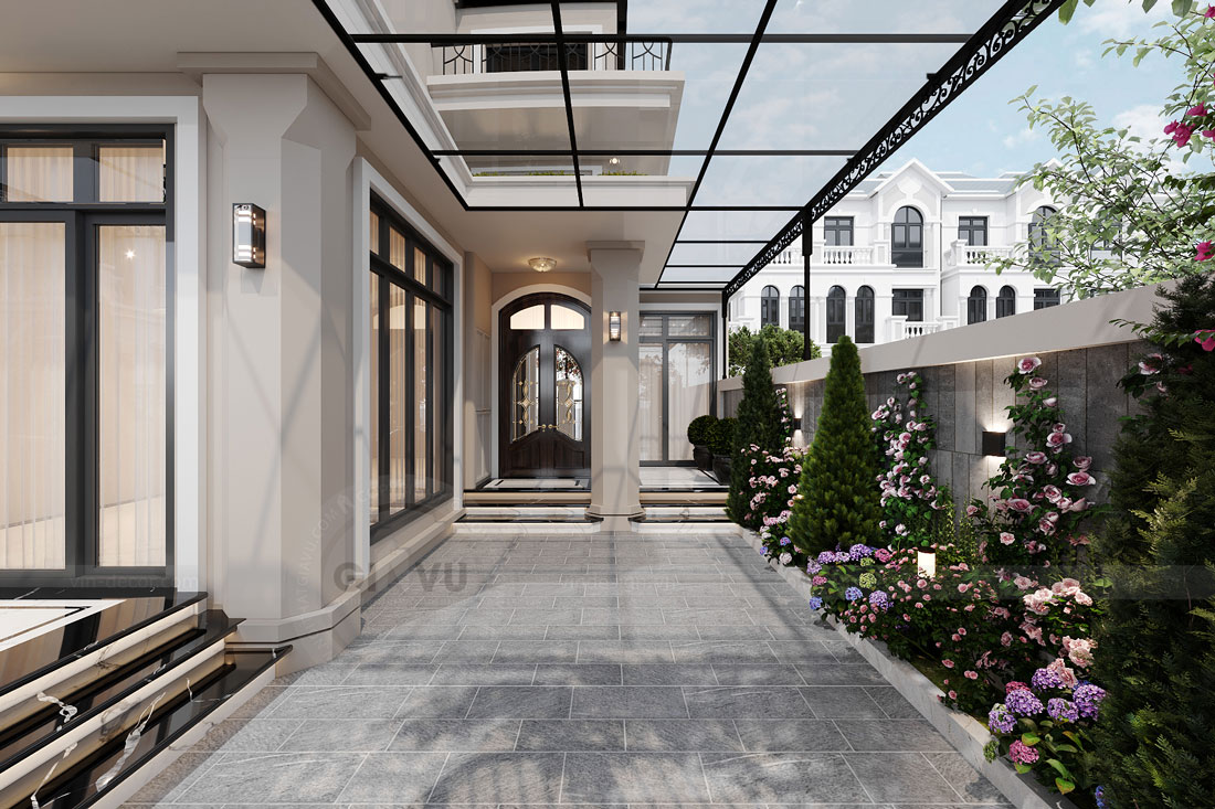 thi công hoàn thiện biệt thự tứ lập Vinhomes Ocean Park 2 52