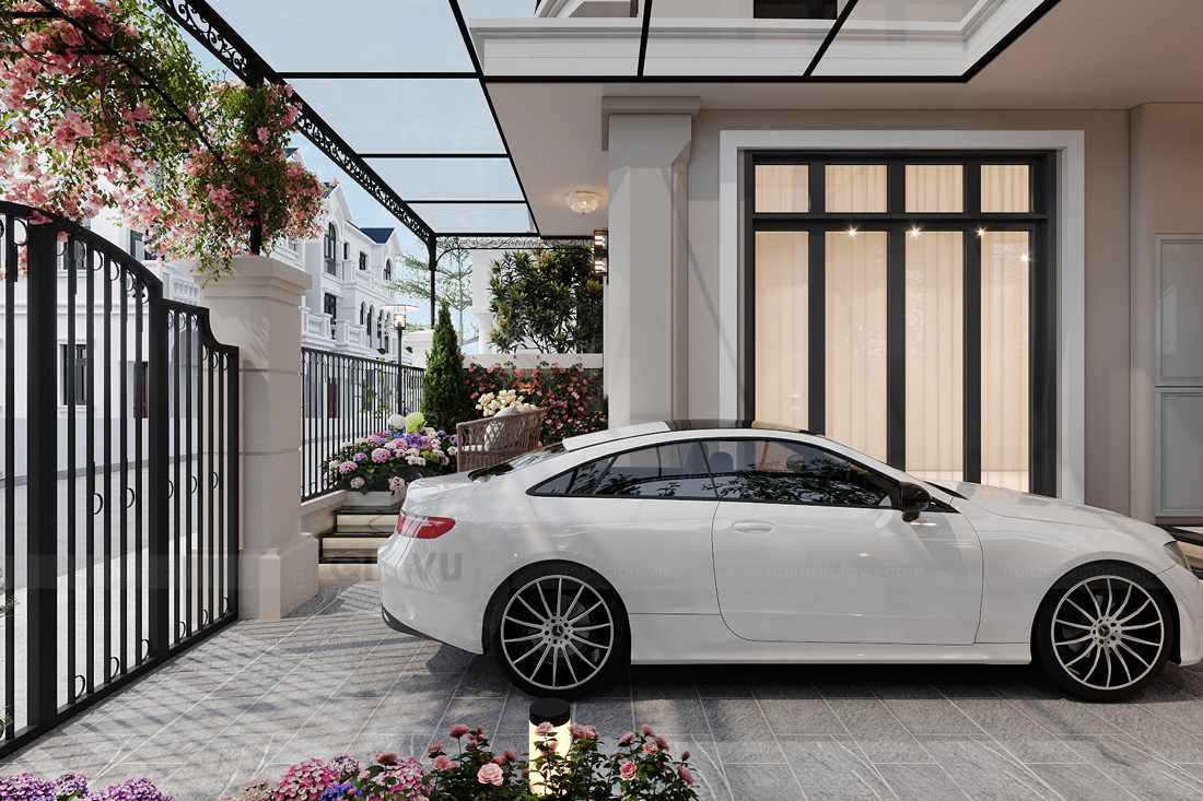 thi công hoàn thiện biệt thự tứ lập Vinhomes Ocean Park 2 53