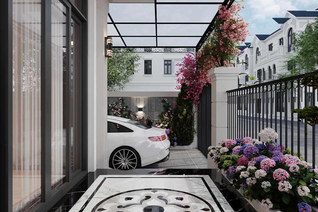 thi công hoàn thiện biệt thự tứ lập Vinhomes Ocean Park 2 58