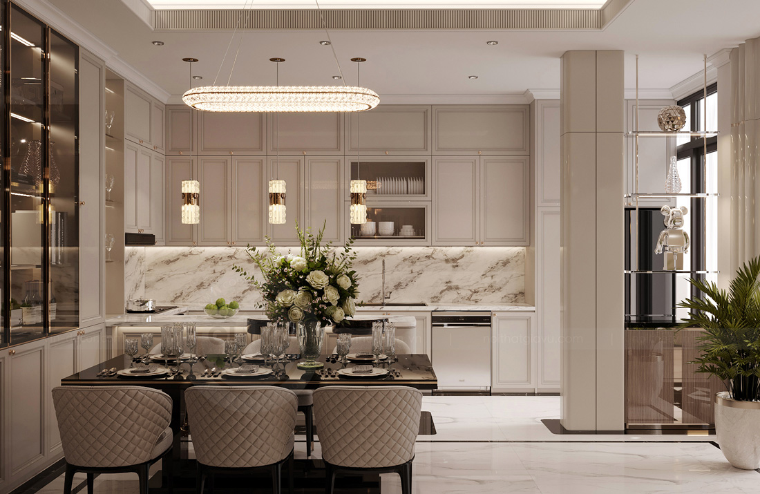 thi công hoàn thiện biệt thự tứ lập Vinhomes Ocean Park 2 6