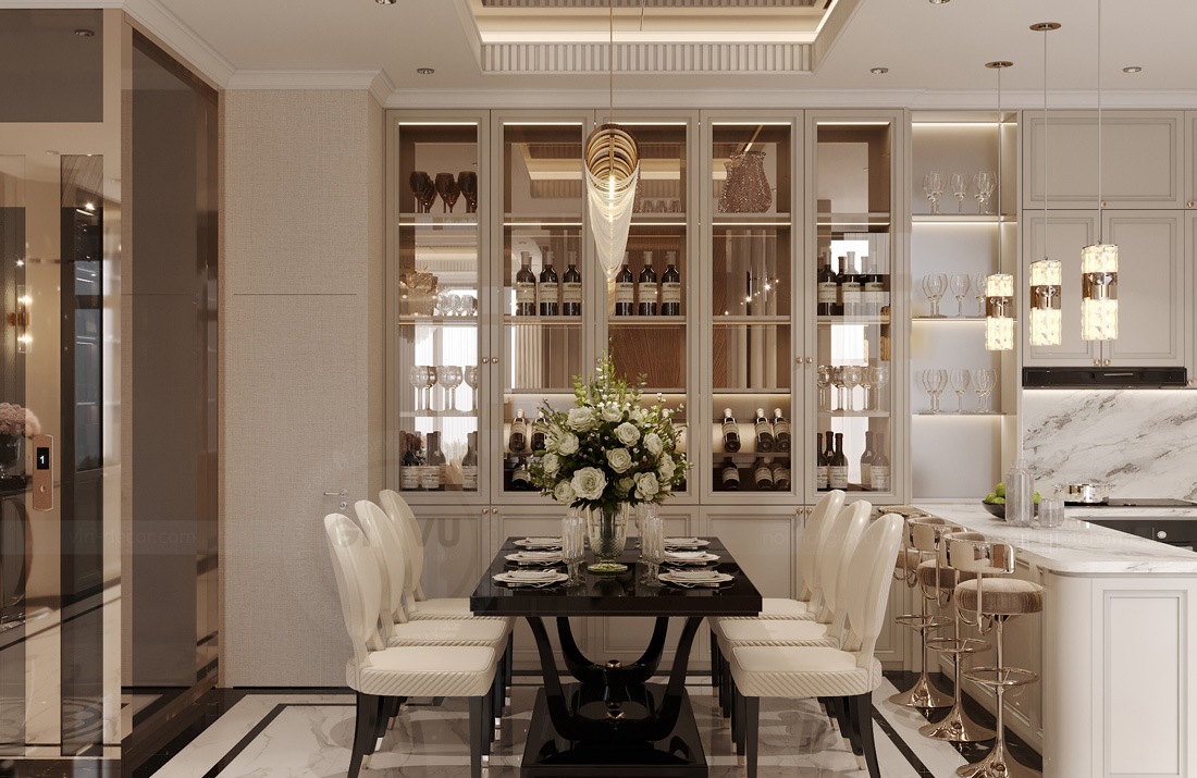 thiết kế thi công biệt thự Ocean Park 3 căn song lập 150m2 11