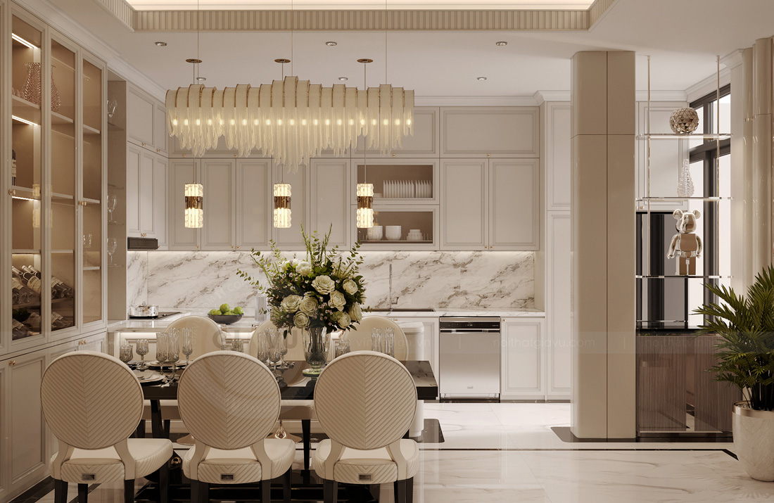 thiết kế thi công biệt thự Ocean Park 3 căn song lập 150m2 12