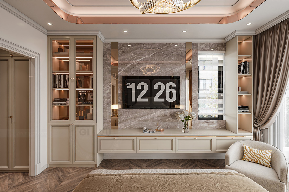 thiết kế thi công biệt thự Ocean Park 3 căn song lập 150m2 21