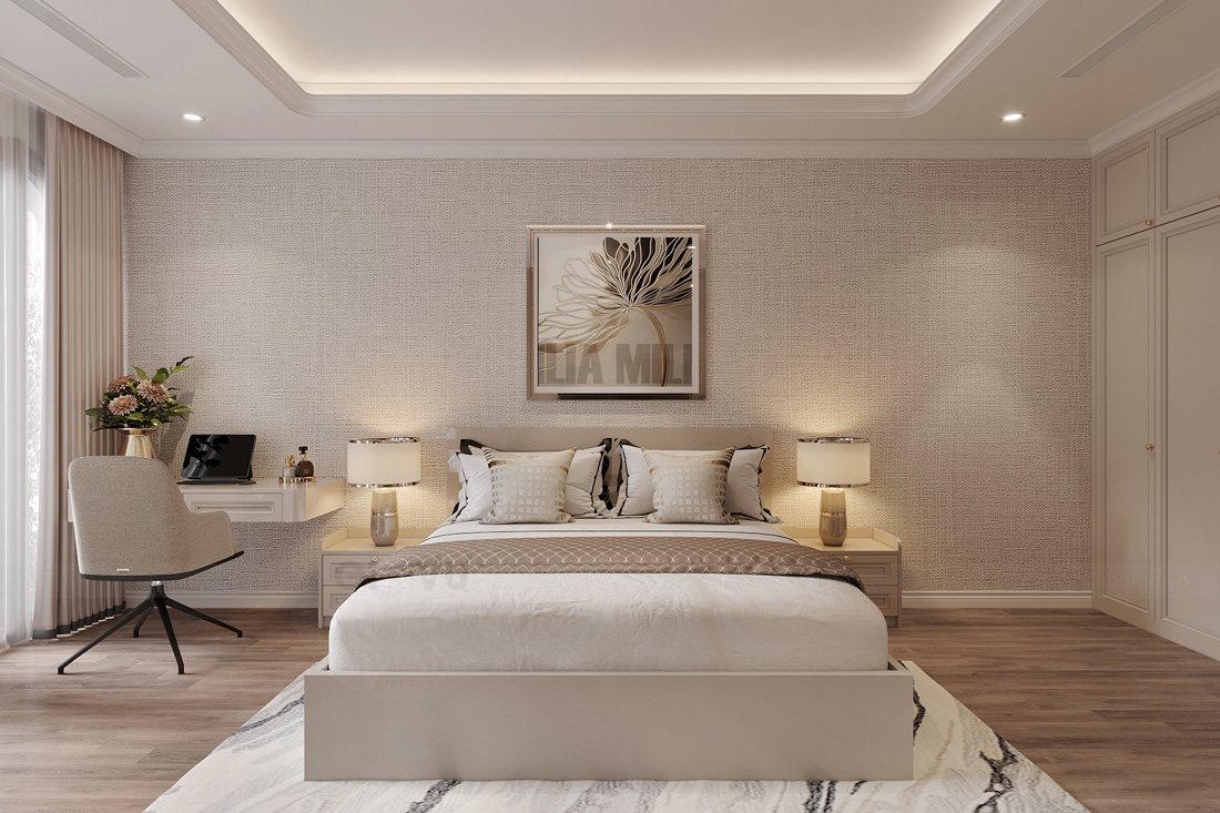 thiết kế thi công biệt thự Ocean Park 3 căn song lập 150m2 47