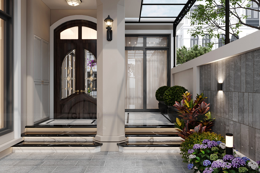 thiết kế thi công biệt thự Ocean Park 3 căn song lập 150m2 5