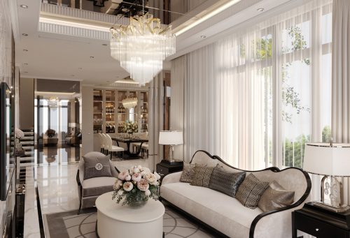 Thiết kế thi công biệt thự Ocean Park 3 – Căn song lập 150m2