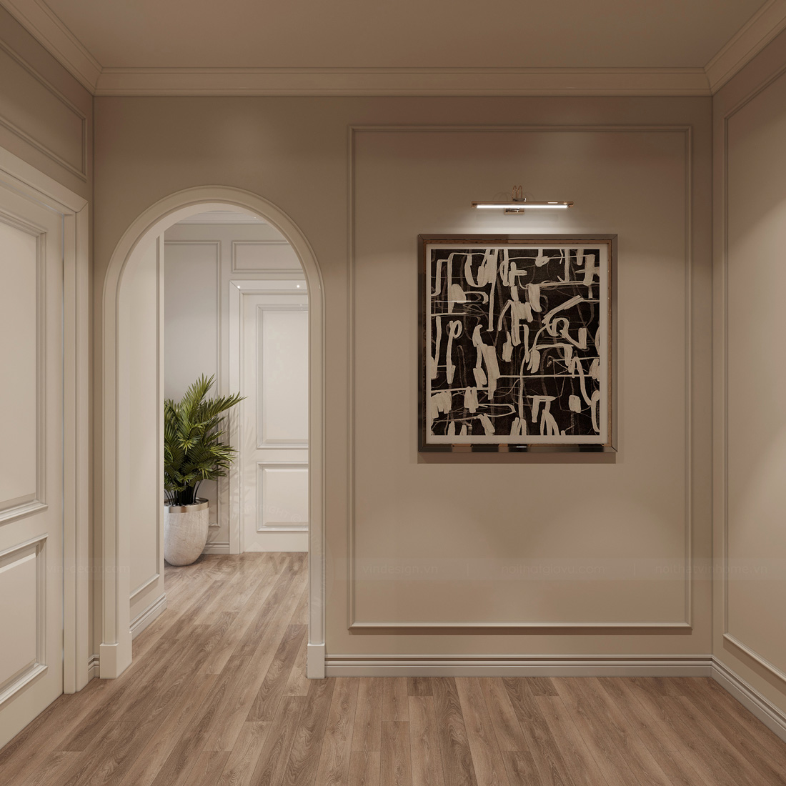 thiết kế thi công biệt thự Ocean Park 3 căn song lập 150m2 54