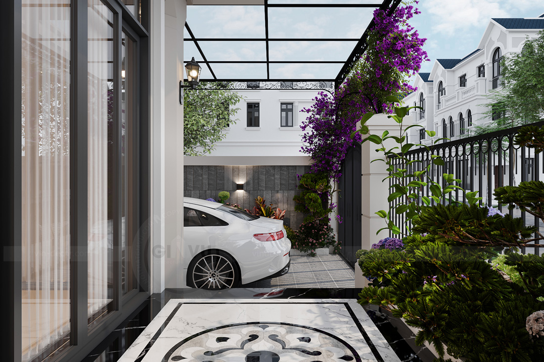 thiết kế thi công biệt thự Ocean Park 3 căn song lập 150m2 6