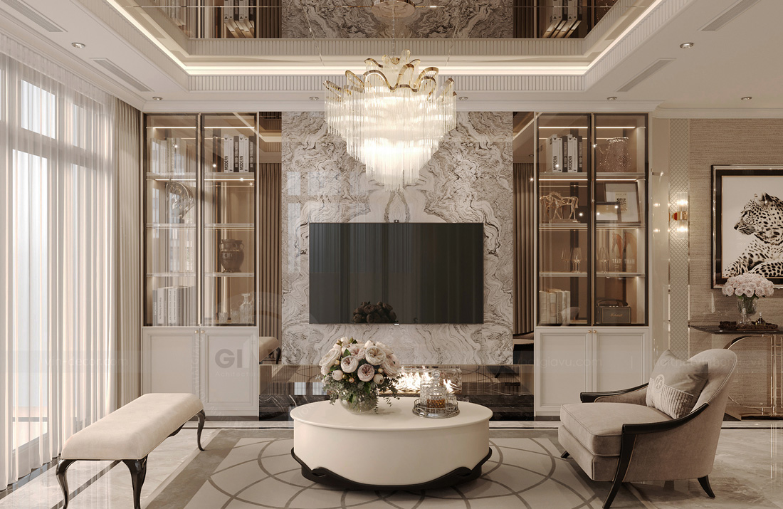 thiết kế thi công biệt thự Ocean Park 3 căn song lập 150m2 7