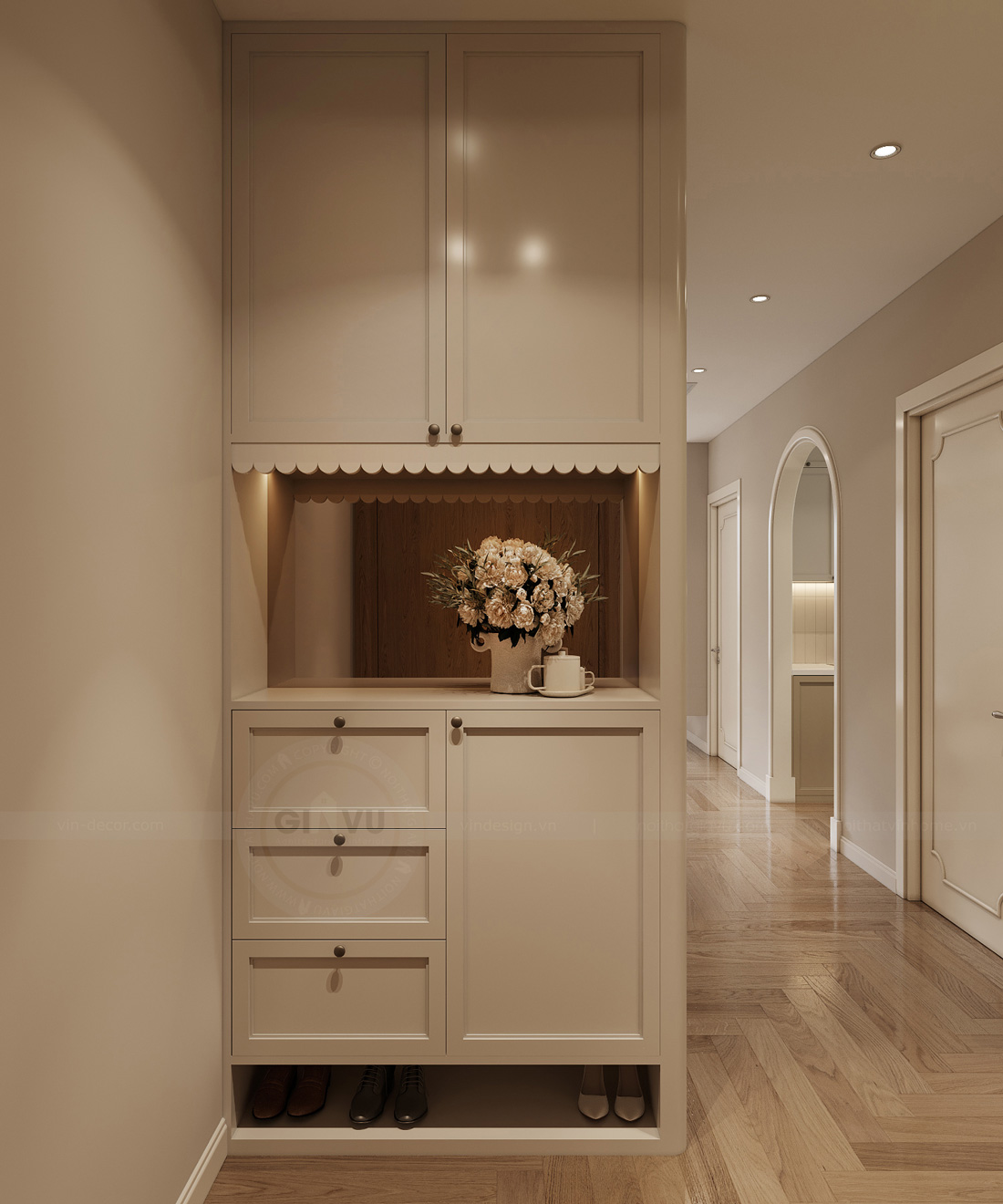 thiết kế thi công căn hộ D' El dorado 2 phòng ngủ 70m2 1