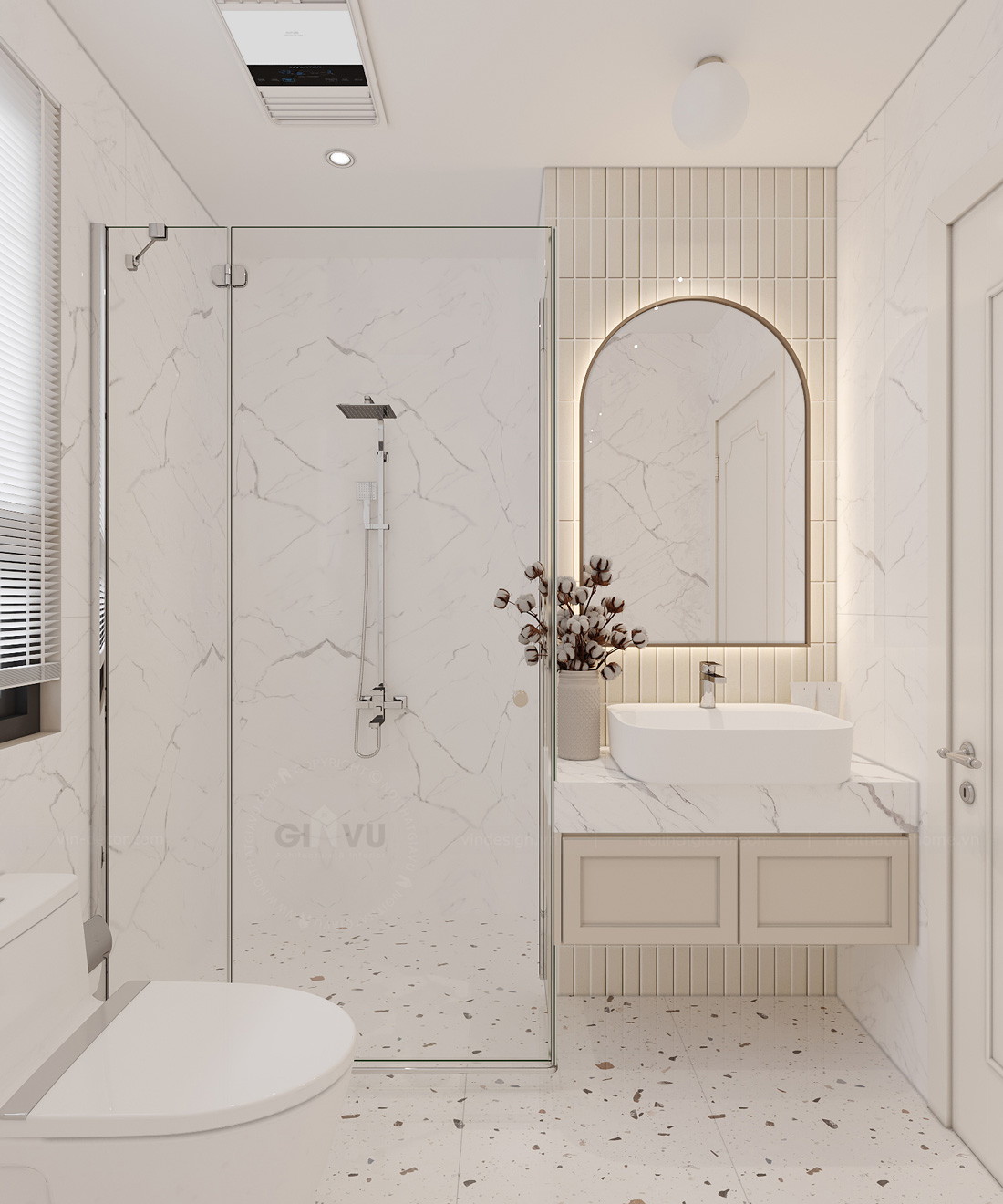 thiết kế thi công căn hộ D' El dorado 2 phòng ngủ 70m2 12