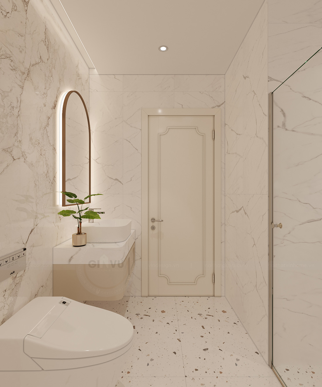 thiết kế thi công căn hộ D' El dorado 2 phòng ngủ 70m2 16