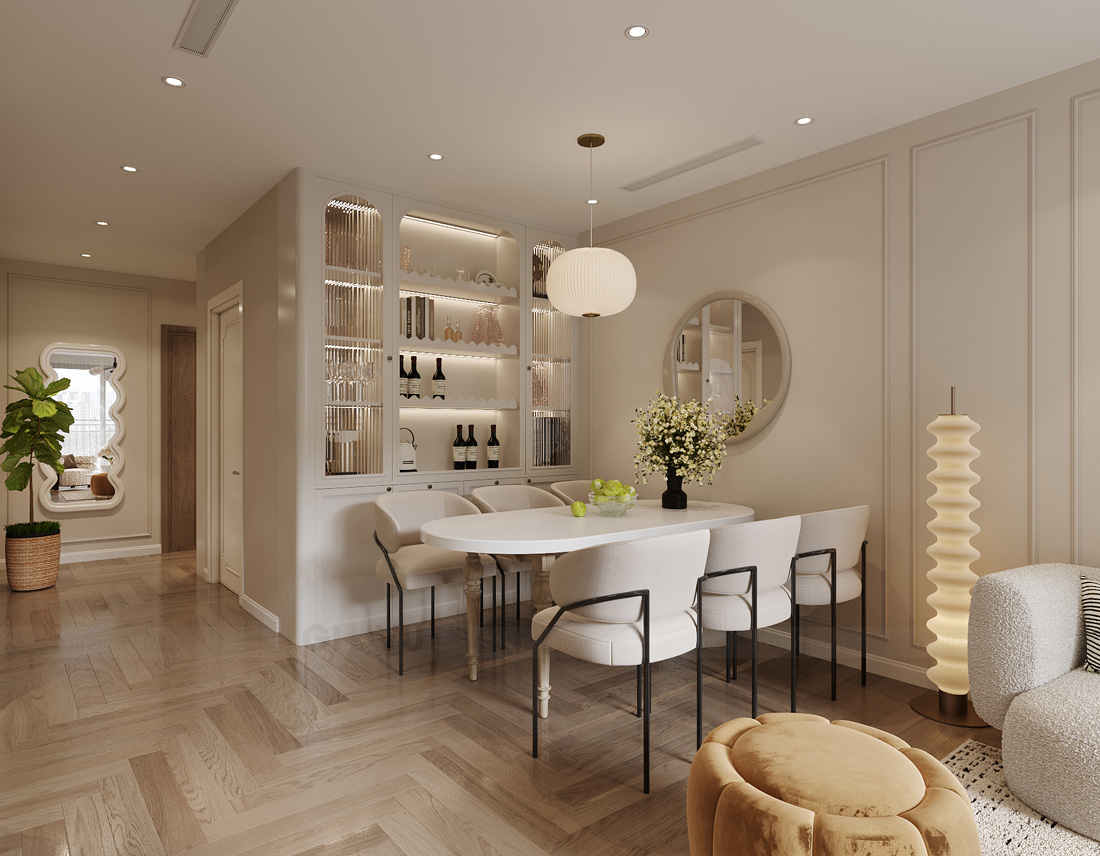 thiết kế thi công căn hộ D' El dorado 2 phòng ngủ 70m2 4