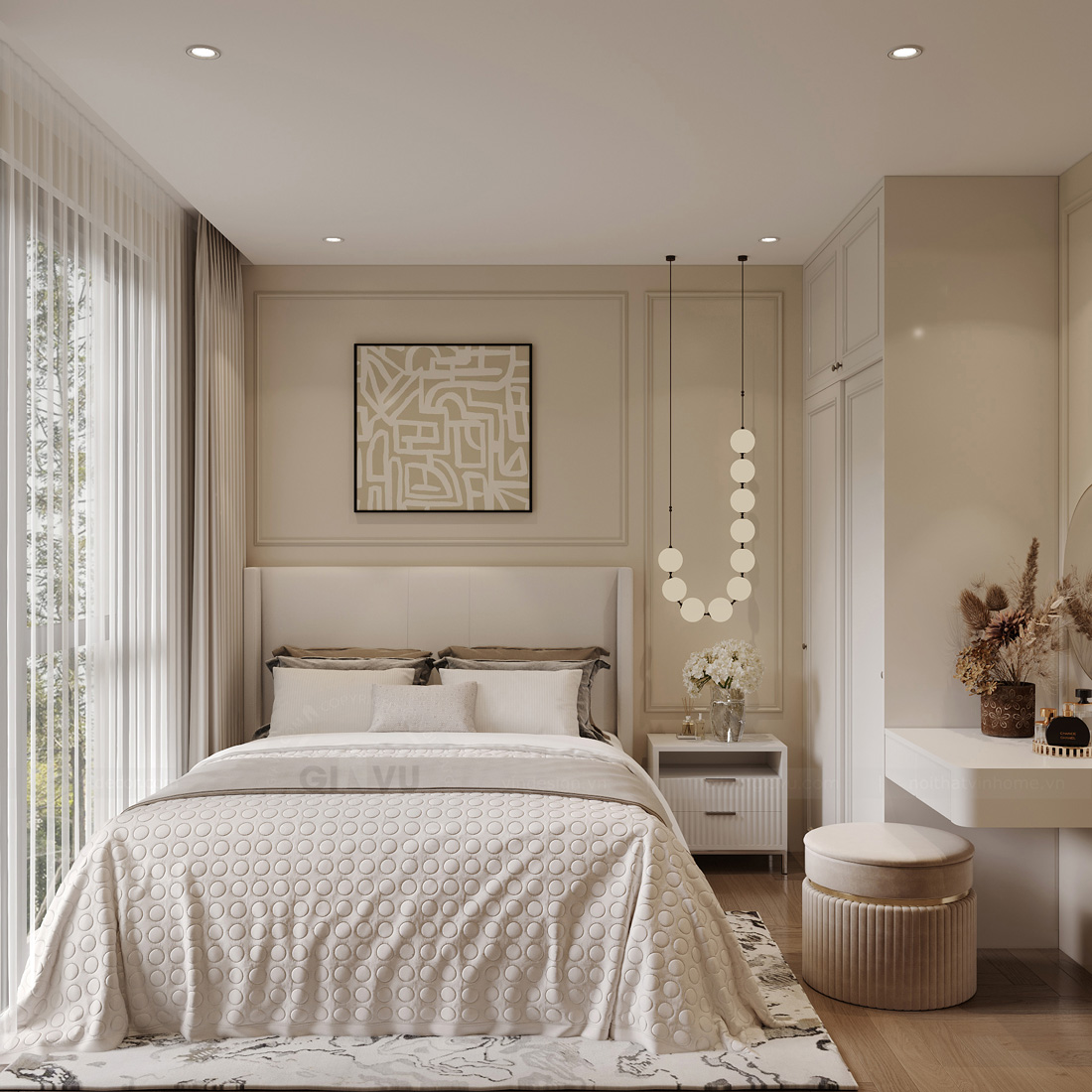 thiết kế thi công căn hộ D' El dorado 2 phòng ngủ 70m2 9