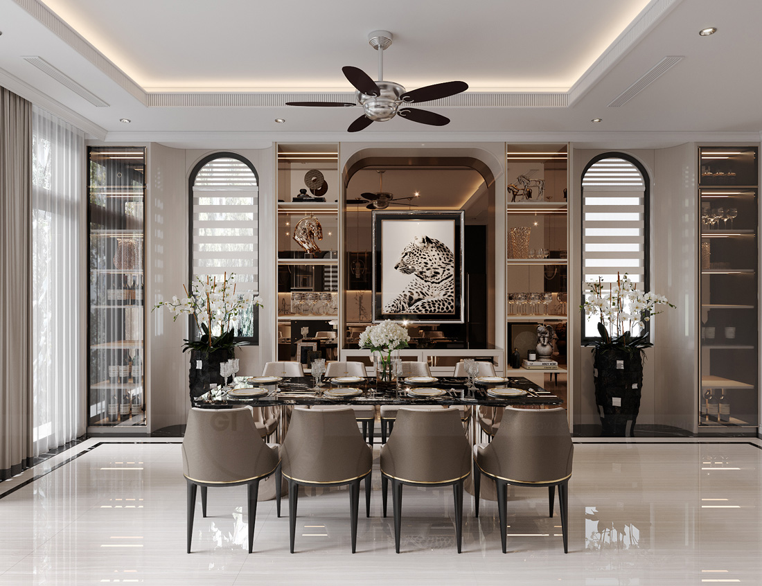 thi công hoàn thiện biệt thự Solasta Mansion Dương Nội B 10