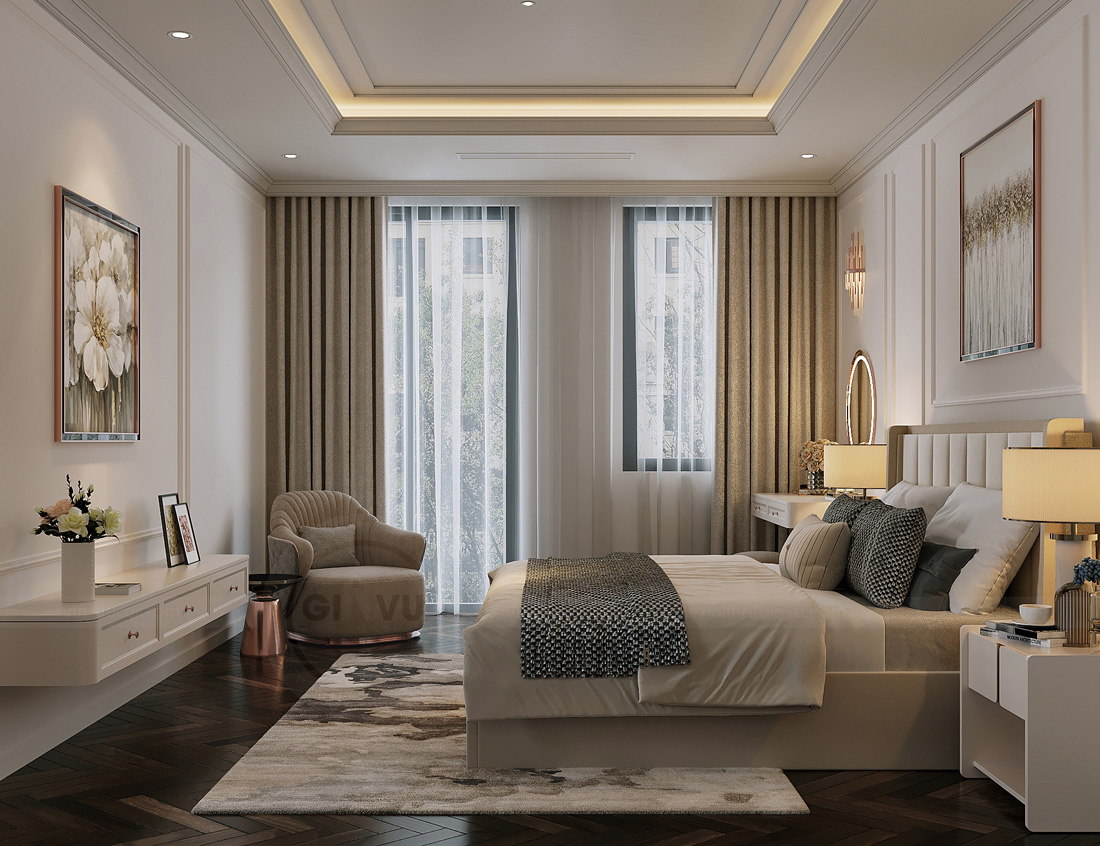 thi công hoàn thiện biệt thự Solasta Mansion Dương Nội B 14