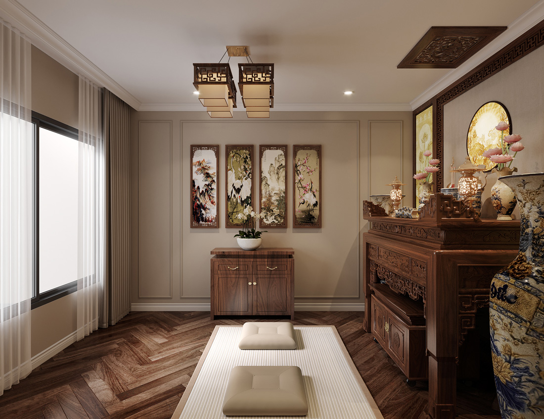 thi công hoàn thiện biệt thự Solasta Mansion Dương Nội B 37