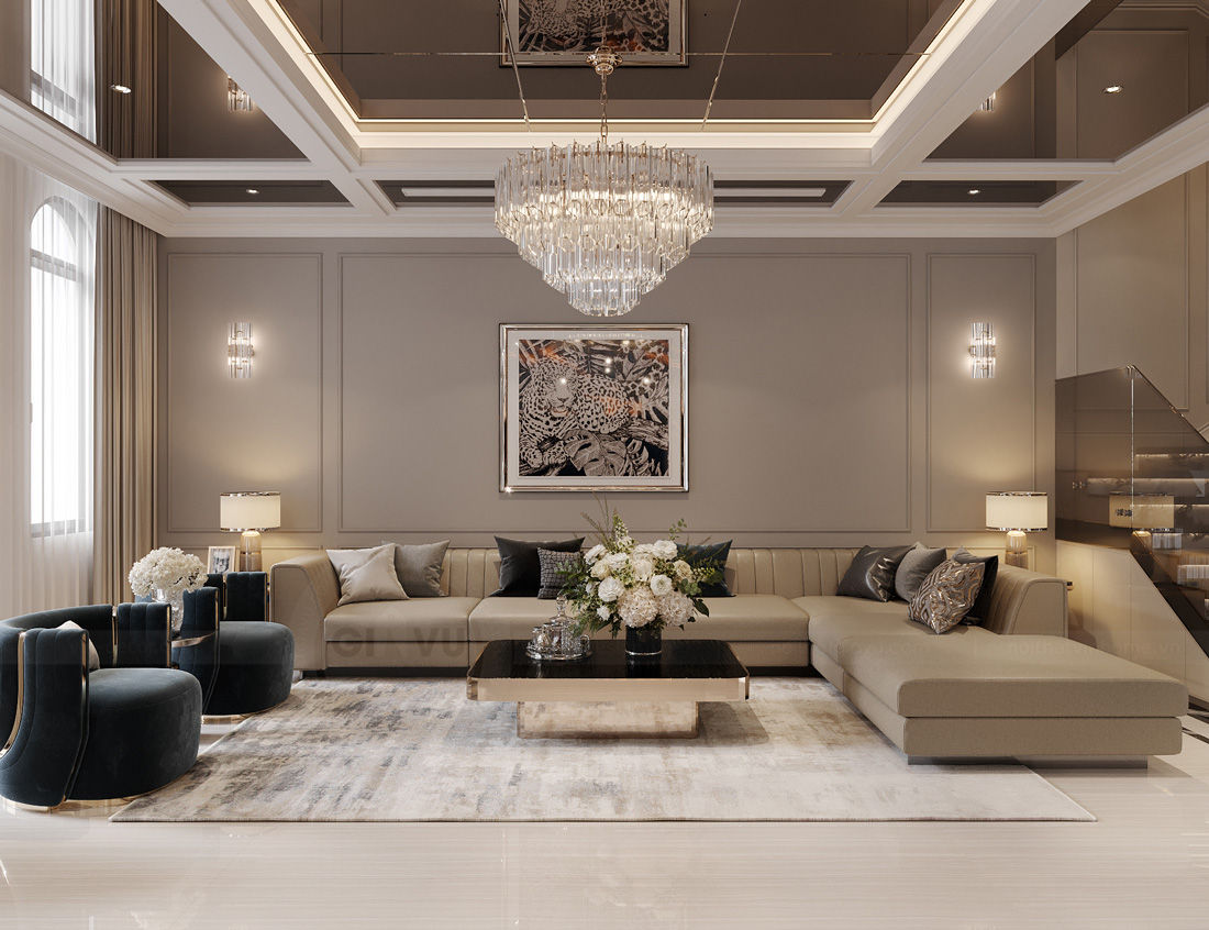 thi công hoàn thiện biệt thự Solasta Mansion Dương Nội B 5