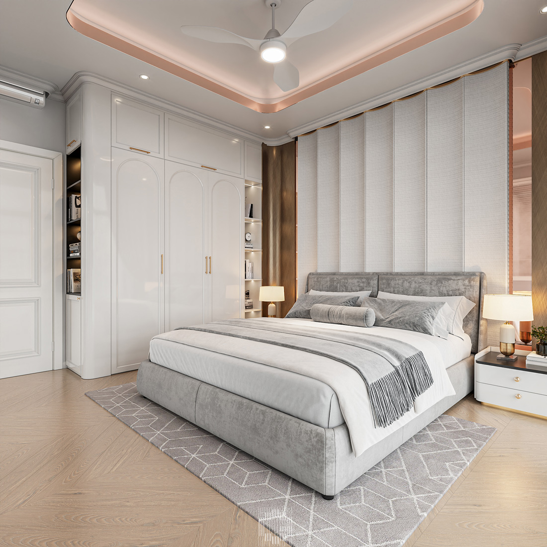 thiết kế nội thất biệt thự Vaquarius Văn Giang 20