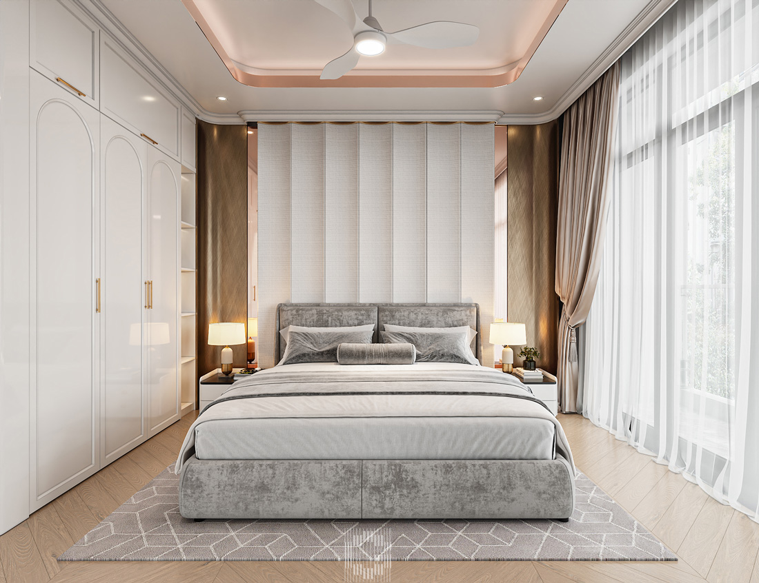 thiết kế nội thất biệt thự Vaquarius Văn Giang 21