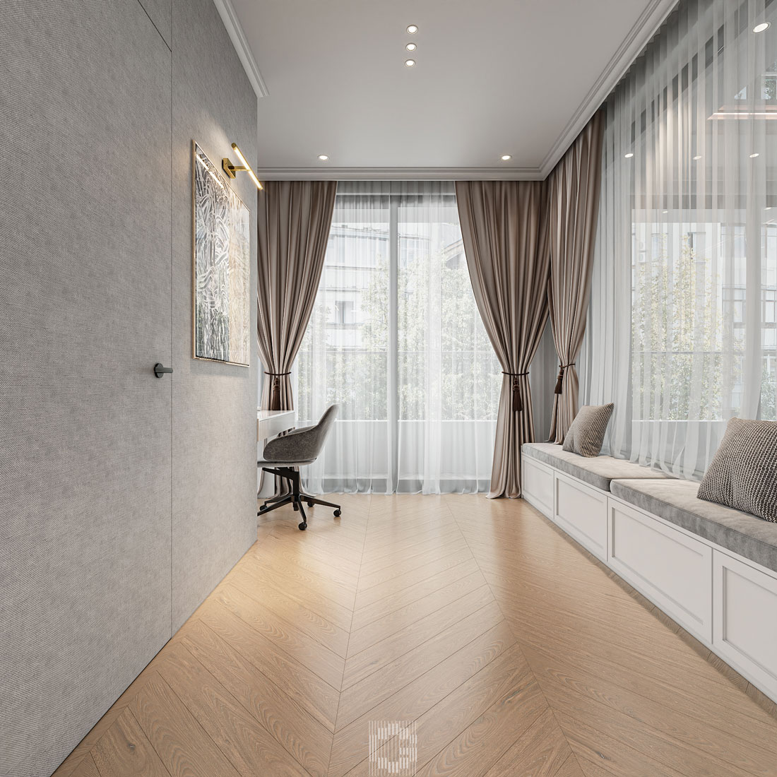thiết kế nội thất biệt thự Vaquarius Văn Giang 26