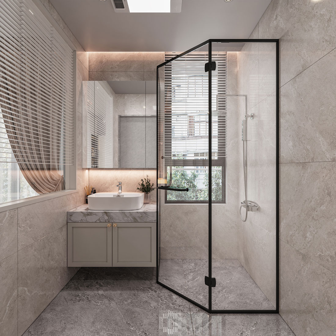 thiết kế nội thất biệt thự Vaquarius Văn Giang 29