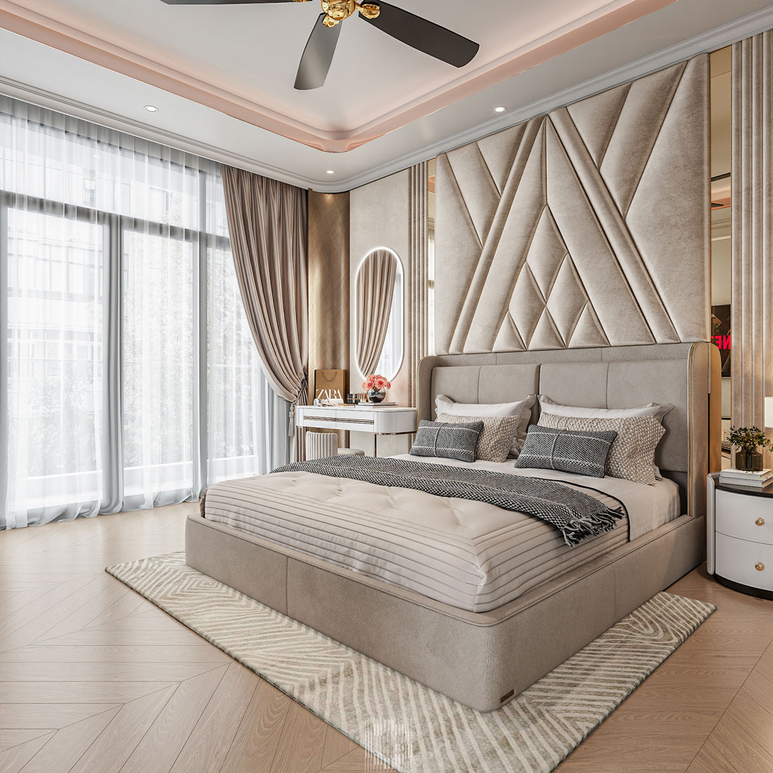 thiết kế nội thất biệt thự Vaquarius Văn Giang 33